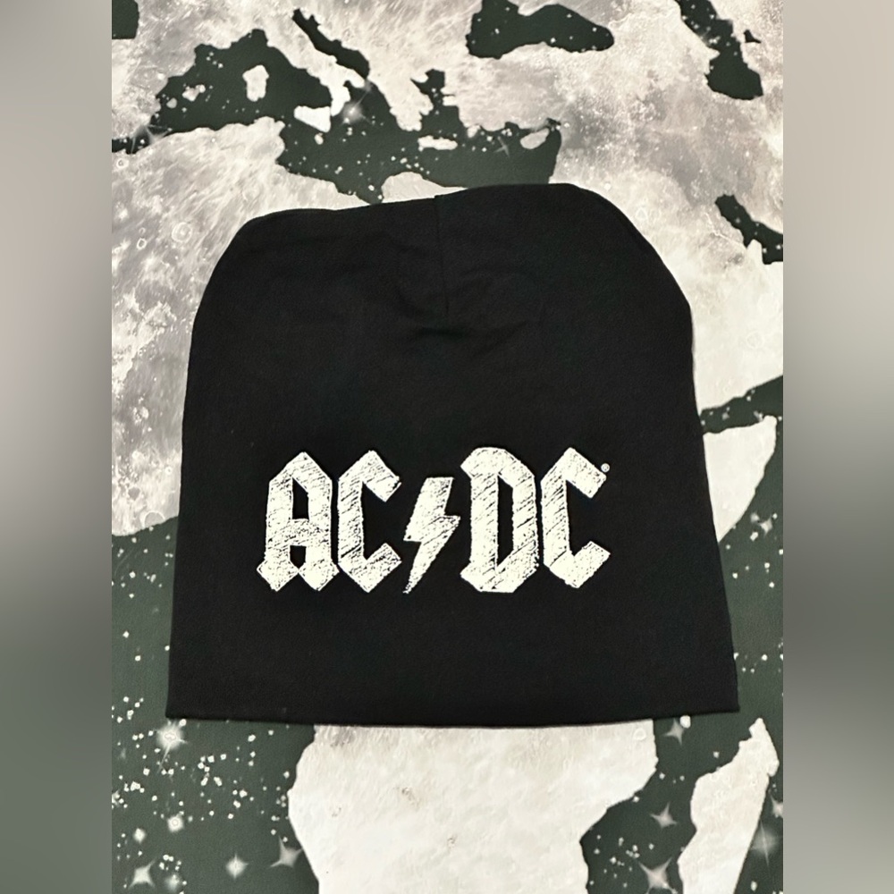 AC/DC Band Skully Beanie Hat